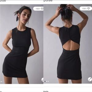 NWT Abercrombie & Fitch Open Back Rib Knit Mini Dress. Medium.